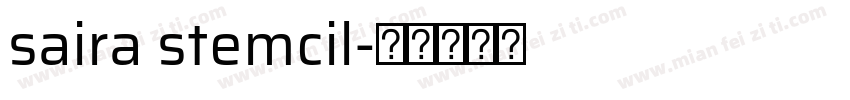 saira stemcil字体转换